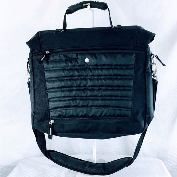 Ogio Findlayson Vodka City Corp Messenger Bag Promo Black Laptop Crossbody Strap - Picture 9 of 14